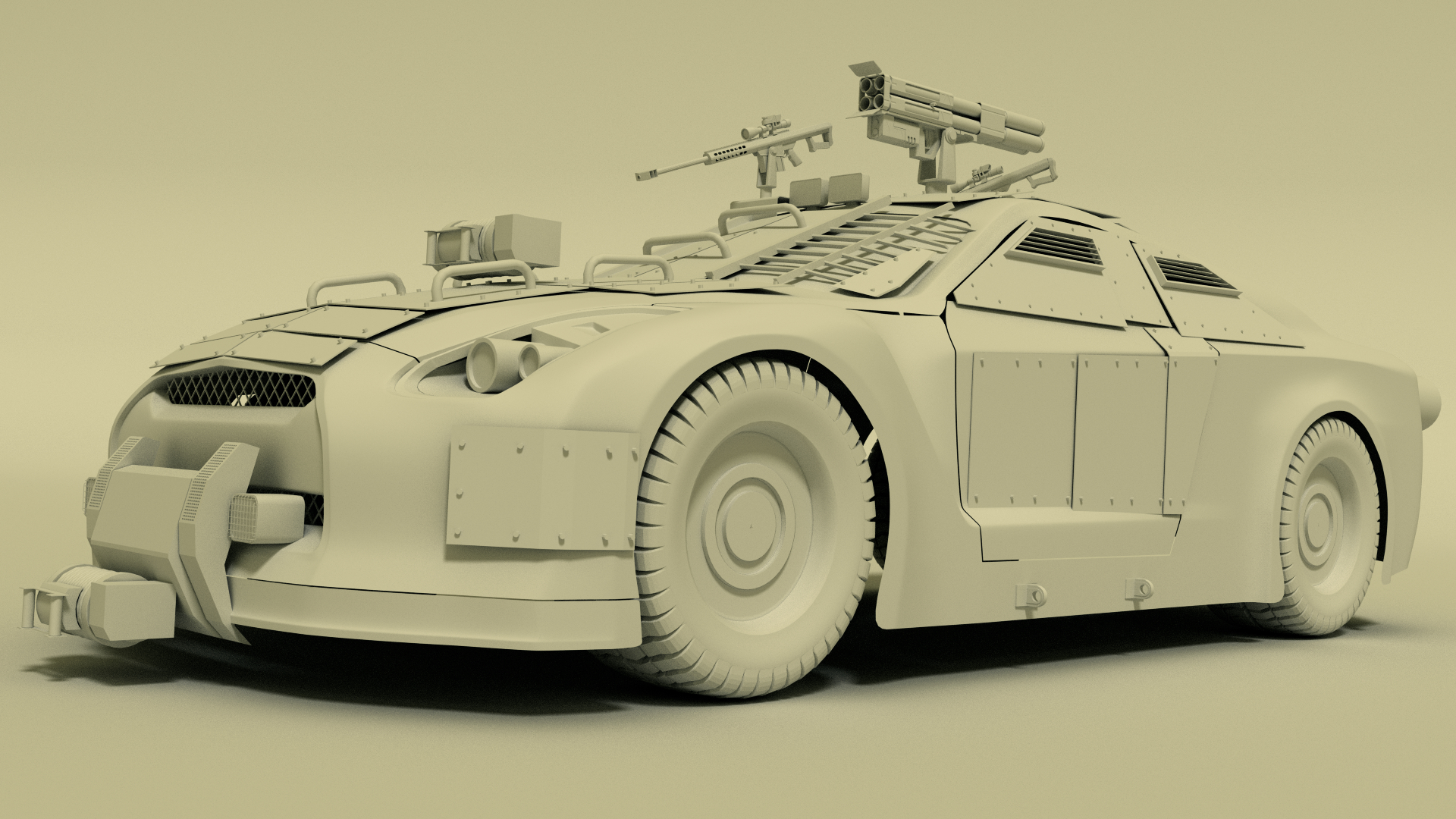 3d model nissan gtr