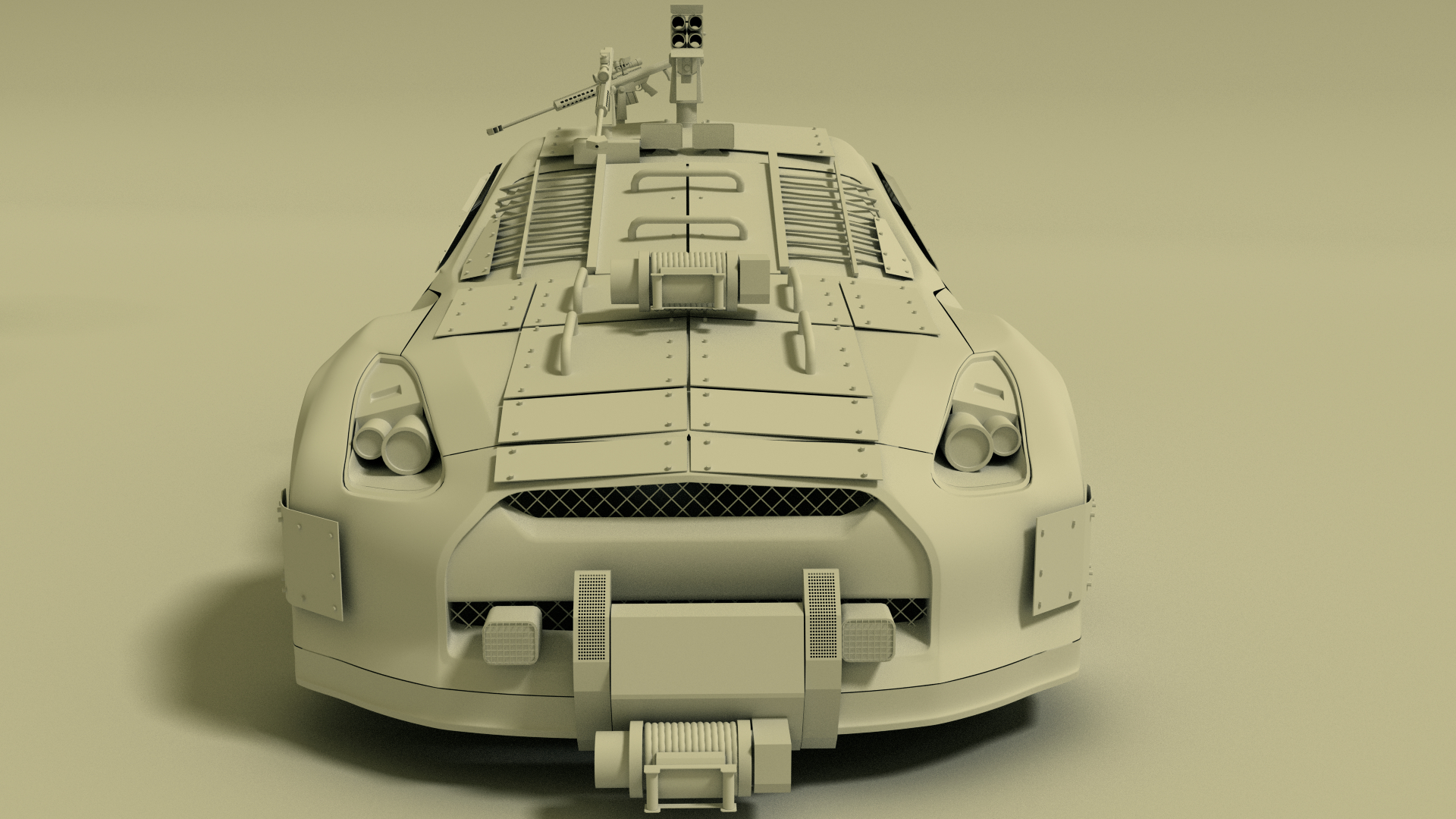 3d model nissan gtr