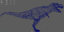 3d rex tyrannosaurus animation model