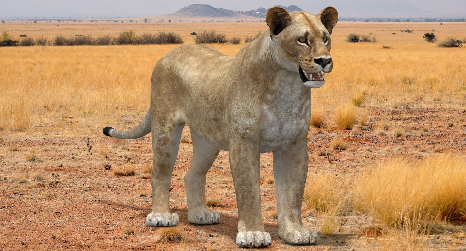 3d lioness lp model