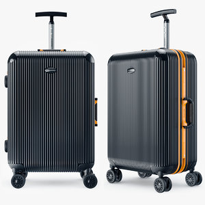 travel bag suitcase kingtrip 3d model