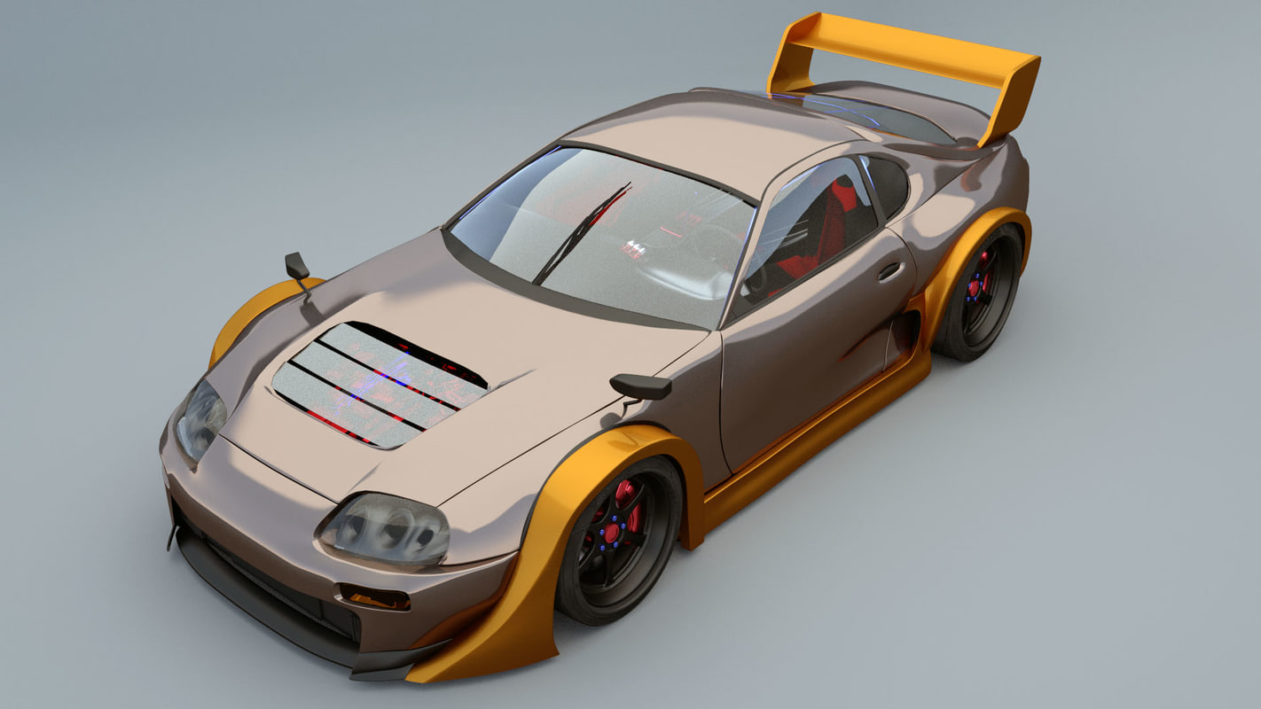 Toyota supra 3d model