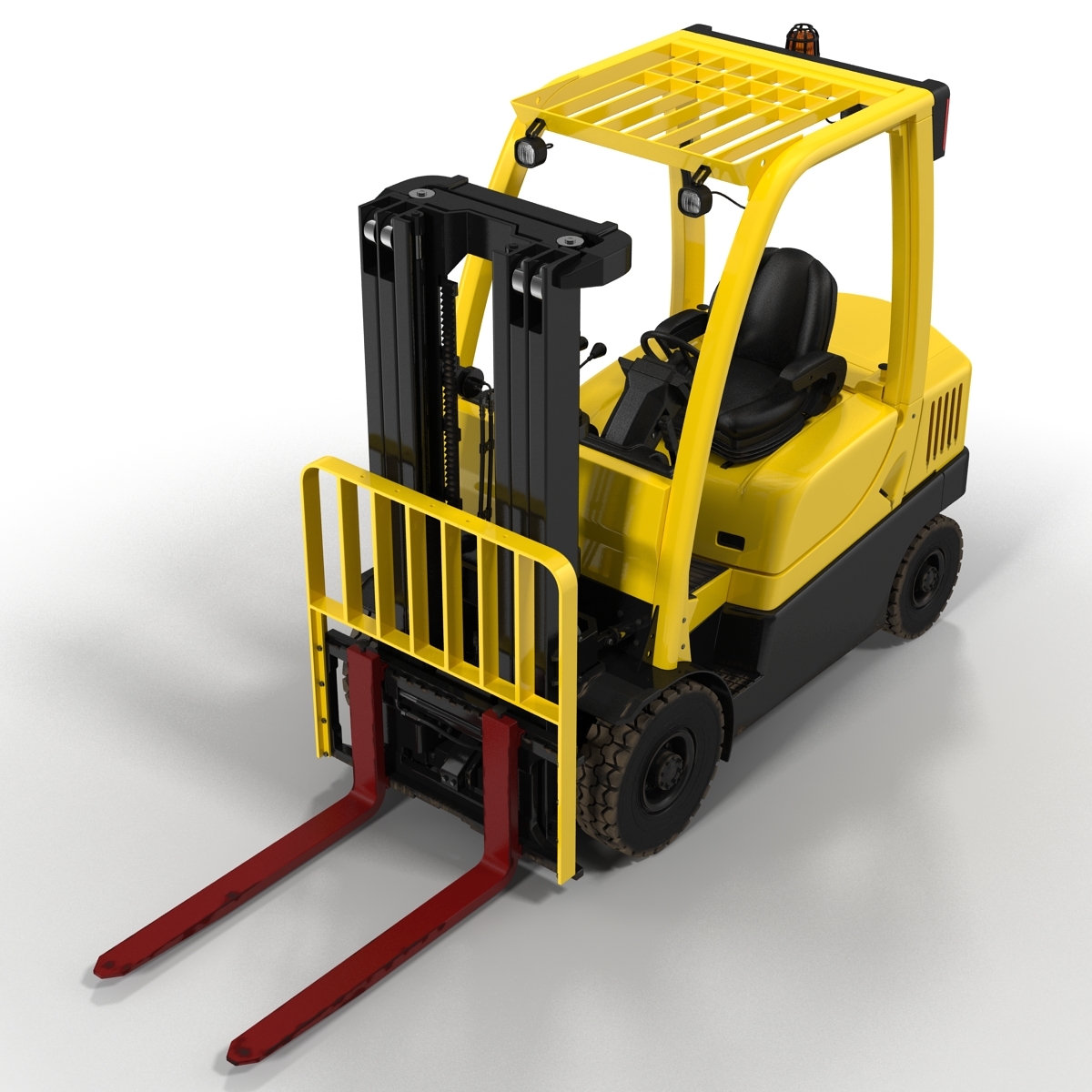 forklift wooden pallet modeled max