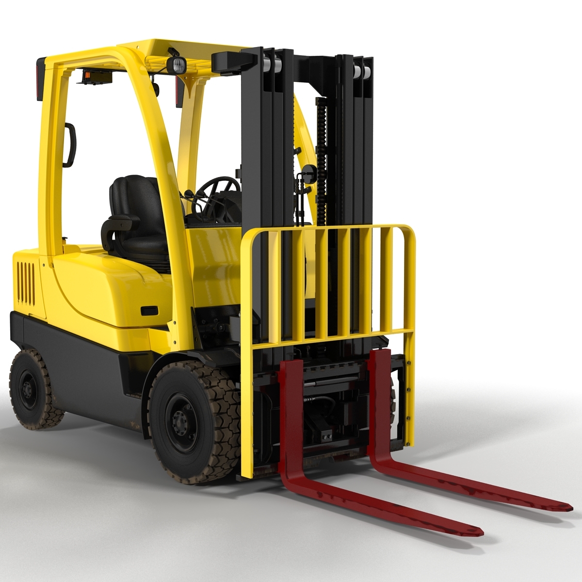 forklift wooden pallet modeled max