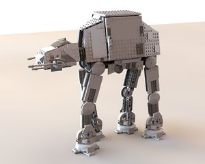 3ds imperial at-at walker