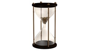 3d hourglass sand clock