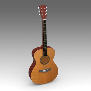 guitar musical instruments 3d x