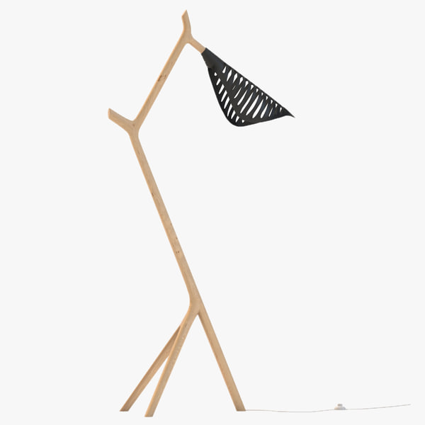 leaf floor lamp 3d max