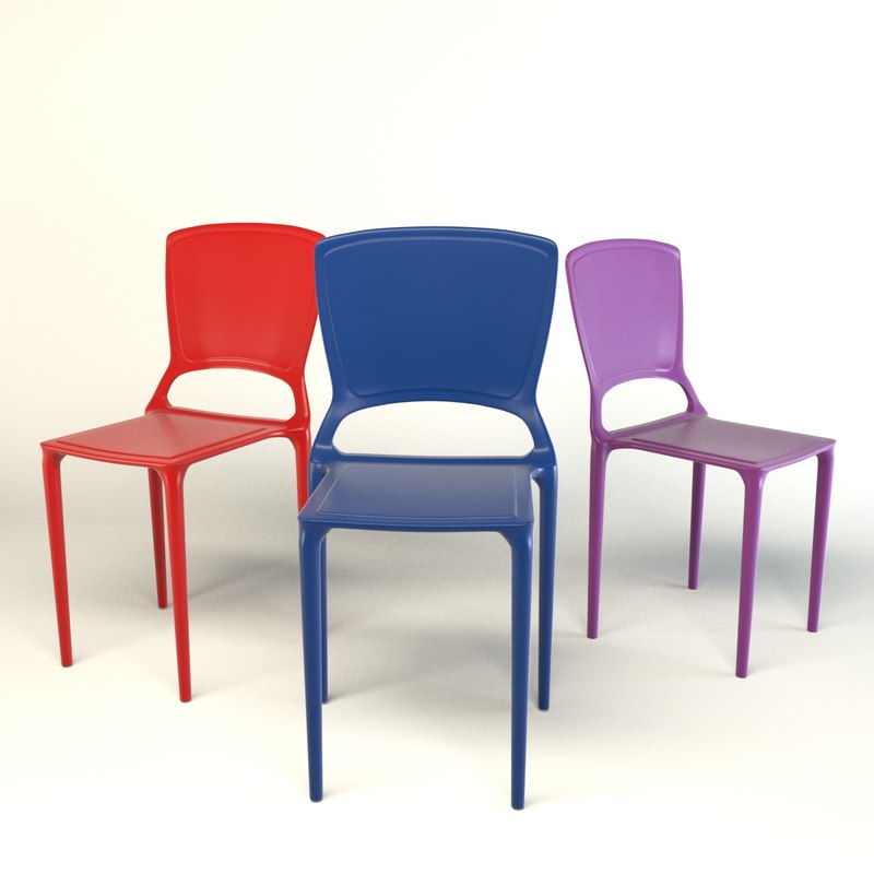 plastic chair 3d max