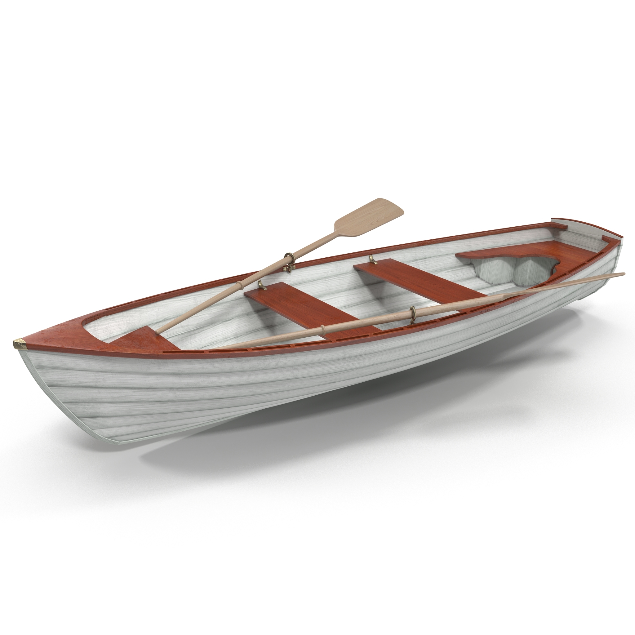 rowing boats 2 3d model