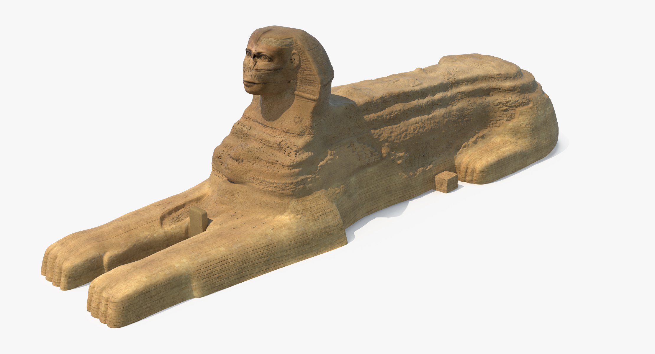 great sphinx giza 3d model