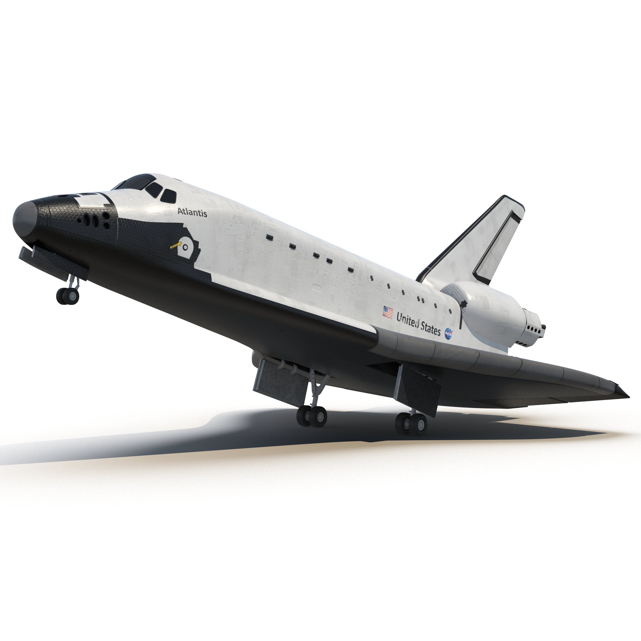 3d space shuttle model