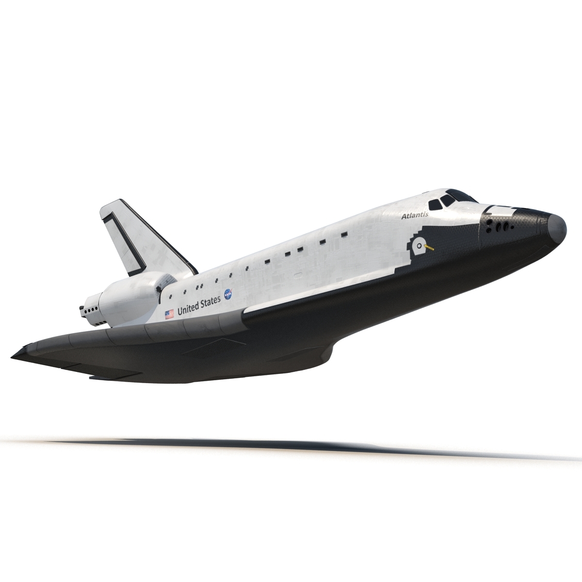 3d space shuttle model