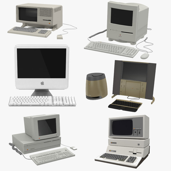 RetroAppleComputersCollection3dmodels000