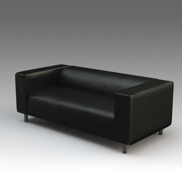 3d Leather Sofa Ikea Model, Ikea Kivik Leather Sectional