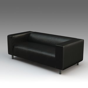 3d leather sofa ikea model