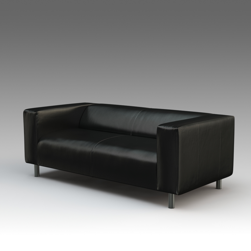 Leather Sofa Ikea 3d Model