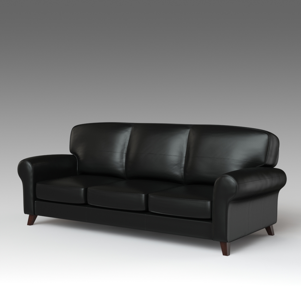 3d Fbx Leather Sofa Ikea