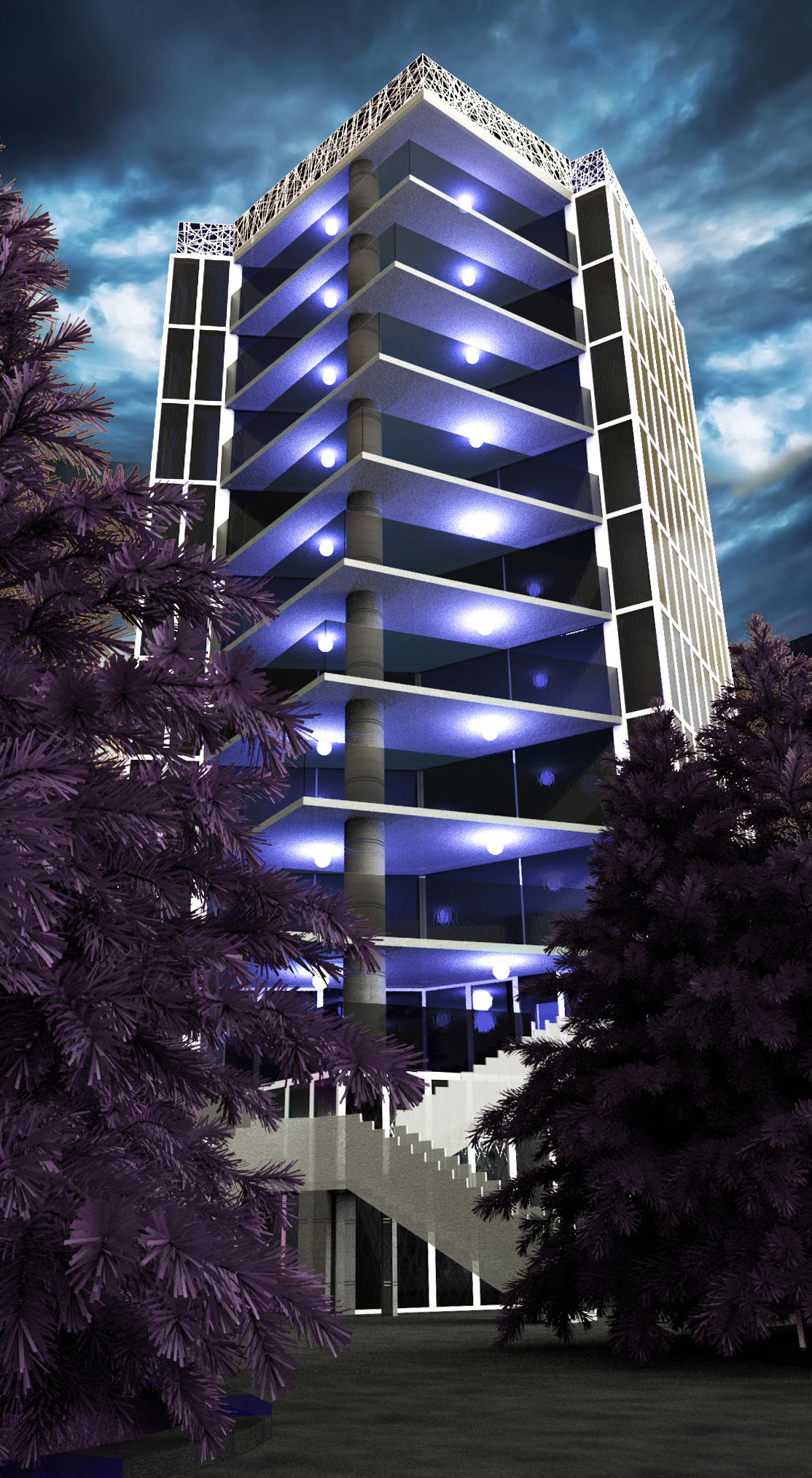 colectiv建筑p   93d模型