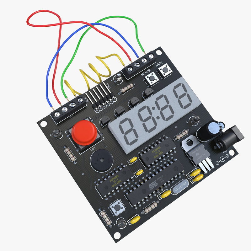 printed circuit board 3d 3ds