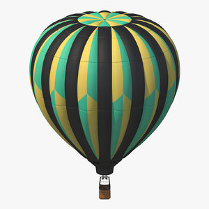 hot air balloon 3d max