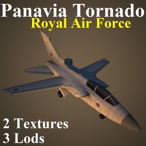 3d panavia tornado raf model