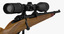 hunting rifle shotgun 3d model