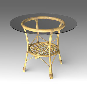 rotang table furniture 3d x