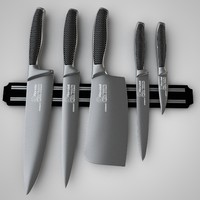 3d Meeting Knife Set Model