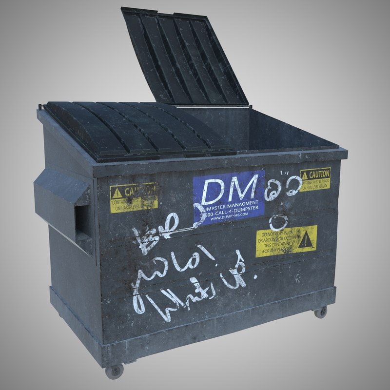 metal dumpster 3ds