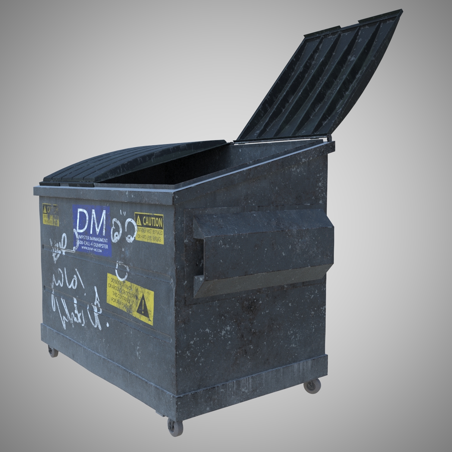 metal dumpster 3ds