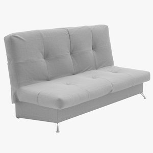 3d max click clack folding sofa