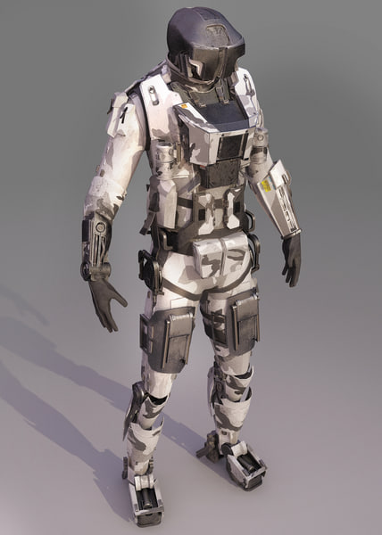 Futuristic Soldier 3D Models for Download | TurboSquid