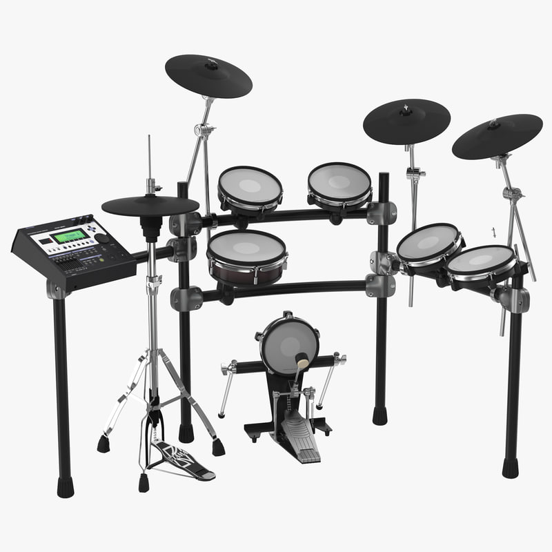 obj electronic drum kit generic