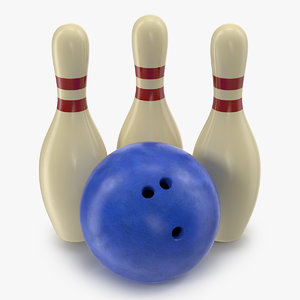 3ds bowling modeled