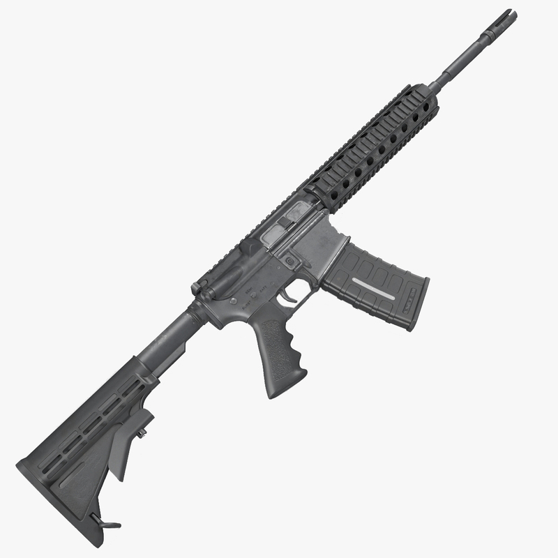 3d assault rifle generic 4