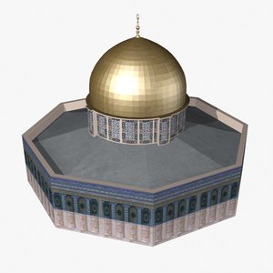 3d model dome rock