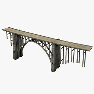 bixby creek bridge big 3d model