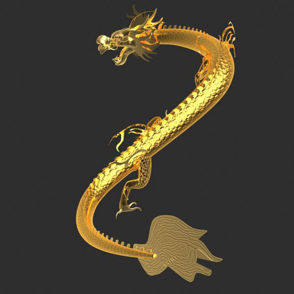 3d chinese dragon