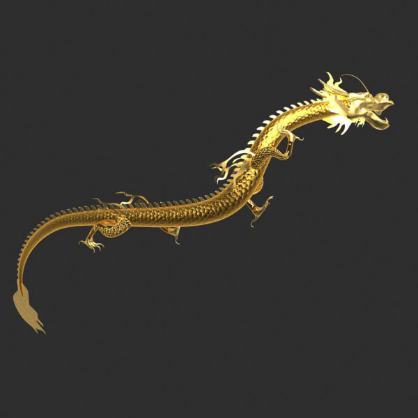 3d chinese dragon