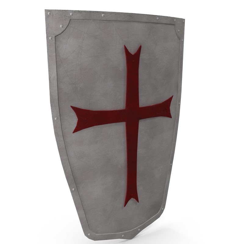 中世纪的盾牌3d模型