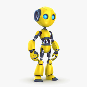 robot bot 3d max