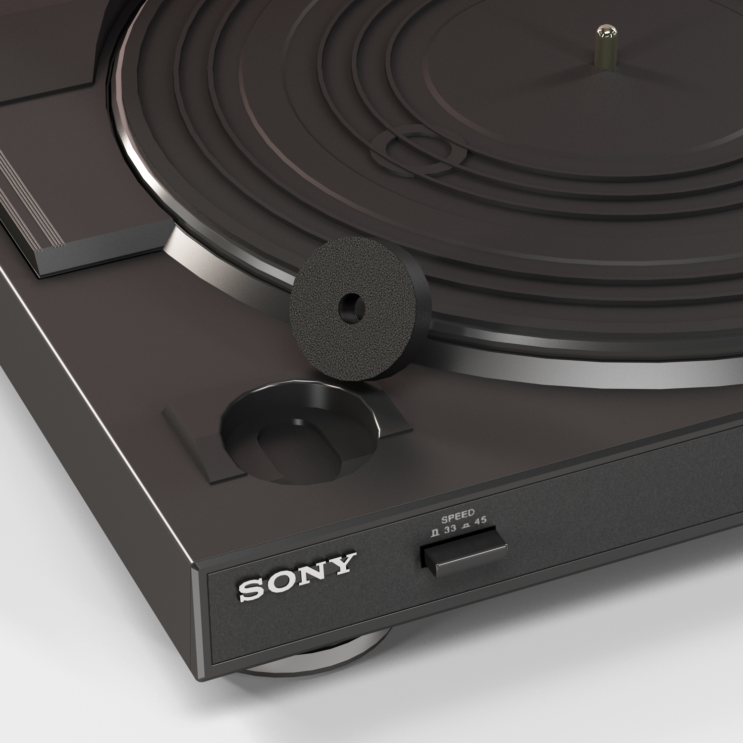 3d model sony pslx300usb stereo turntable