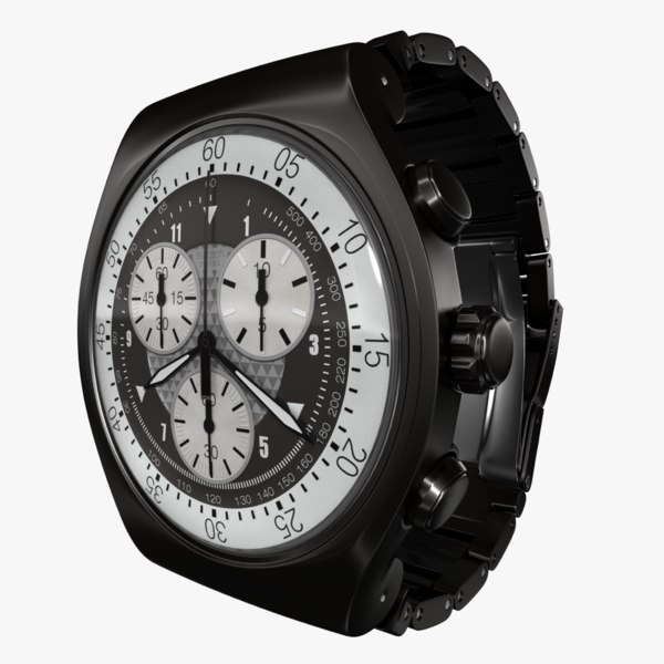 3d swatch irony black