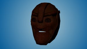 3ds max metal mask iron