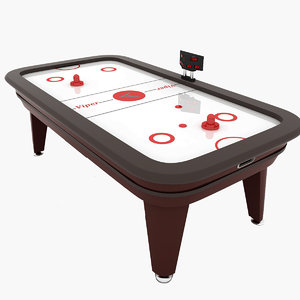 air hockey table 3d model