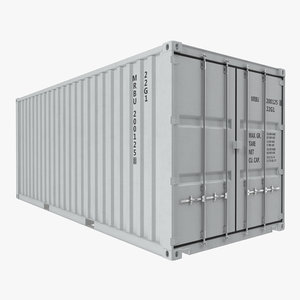 3d 20 ft iso container model