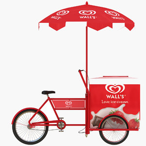 c4d ice cream cart
