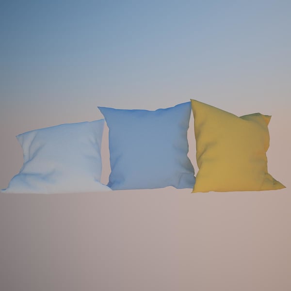 3d model pillows 7