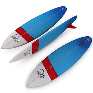 surfboard 3d 3ds
